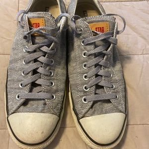 Converse All Stars. Light gray. Sz 9.5